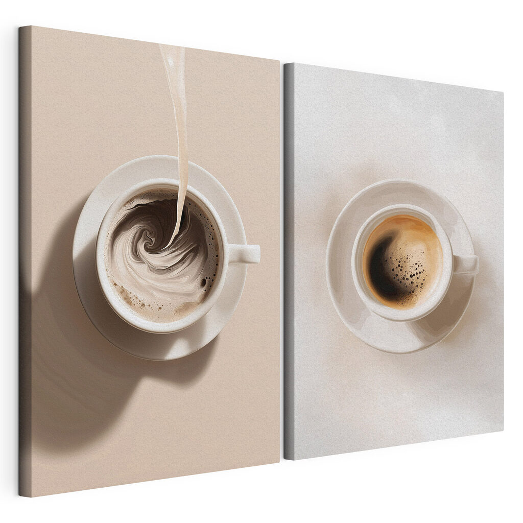 Swirls of coffee in a cup Swirls of coffee in a cup