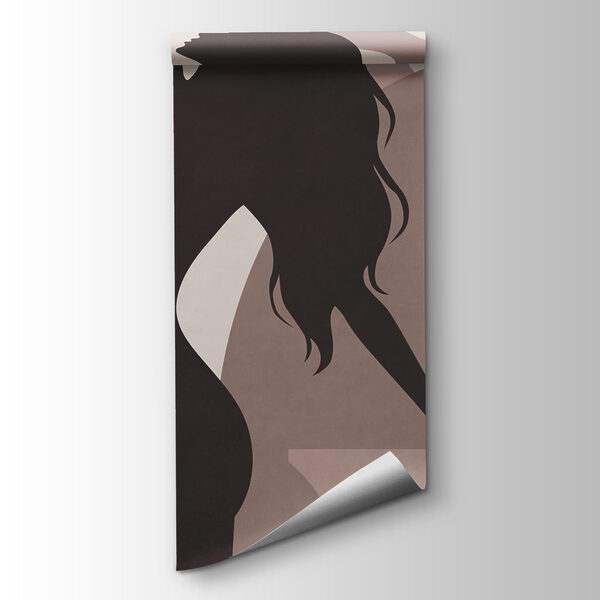Elegant silhouettes in a serene landscape