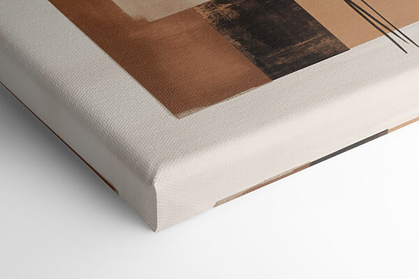 Painting of plants and squares Painting of plants and squares