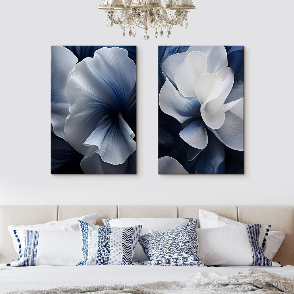 Delicate petals in cool tones Delicate petals in cool tones