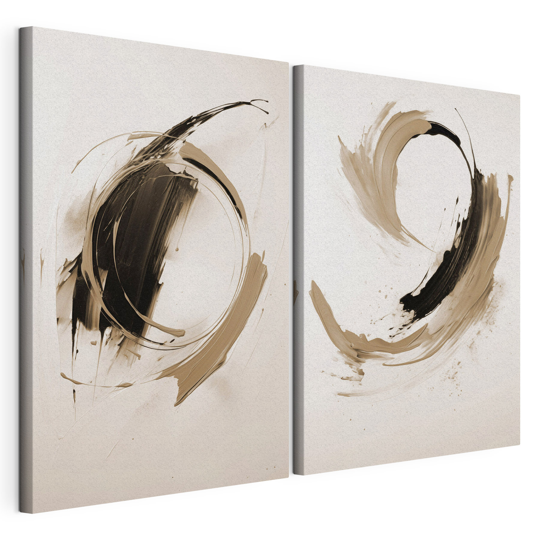 Dynamic strokes of contrasting hues Dynamic strokes of contrasting hues
