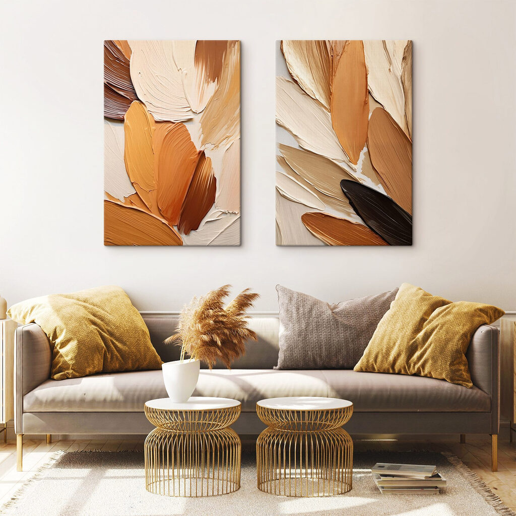 Nature-inspired hues in soft strokes Nature-inspired hues in soft strokes