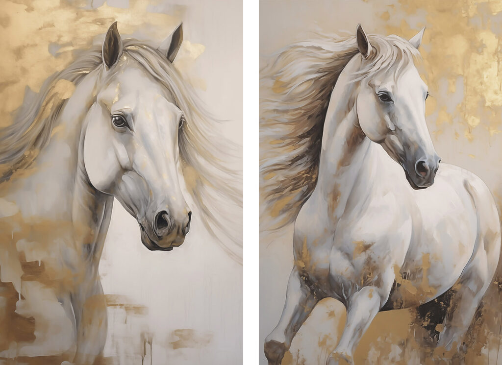 Painting of a horse Painting of a horse