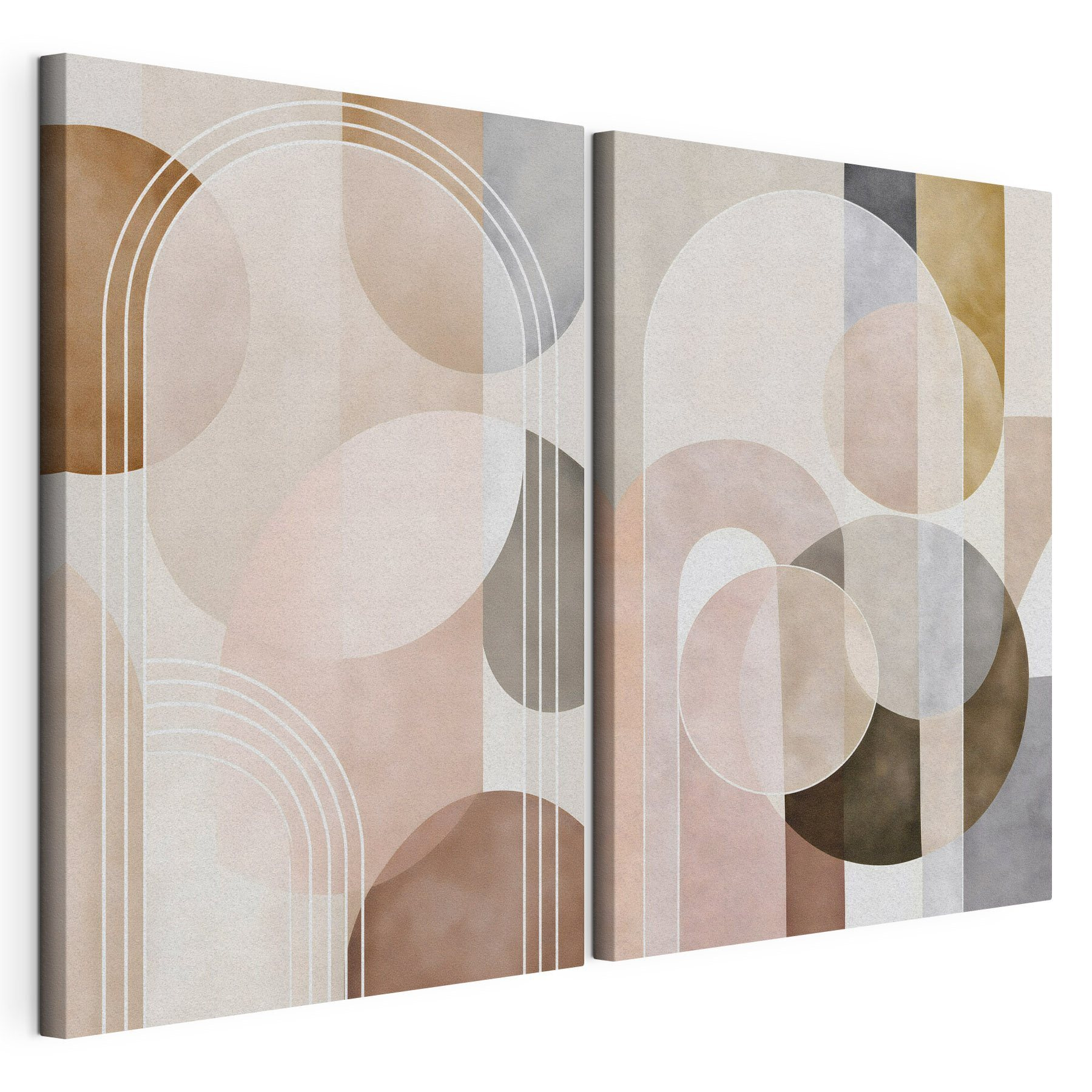Soft shapes in earthy tones Soft shapes in earthy tones