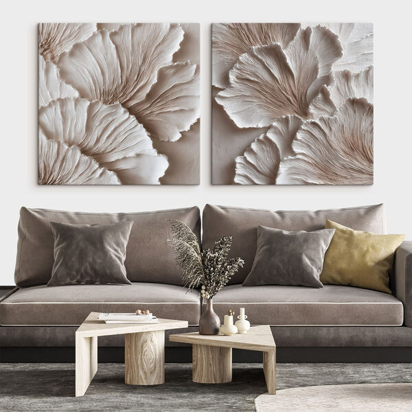 - Elegant forms in soft hues - Elegant forms in soft hues