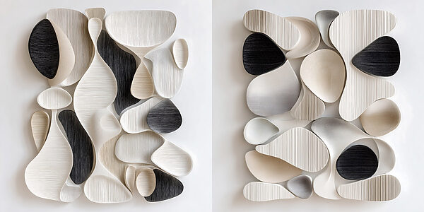 Collage of different shapes