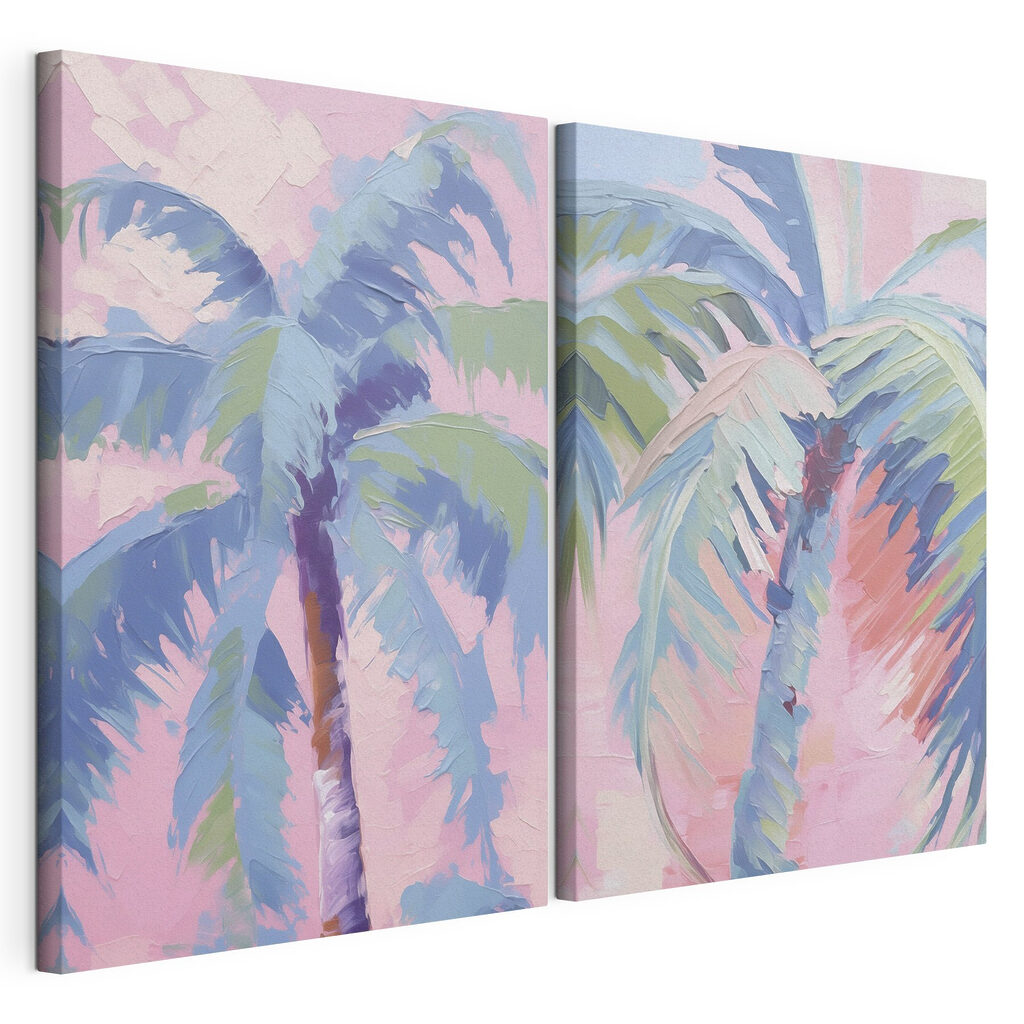 Painting of palm trees Painting of palm trees