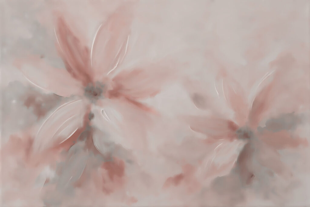 Soft petals in gentle pastels