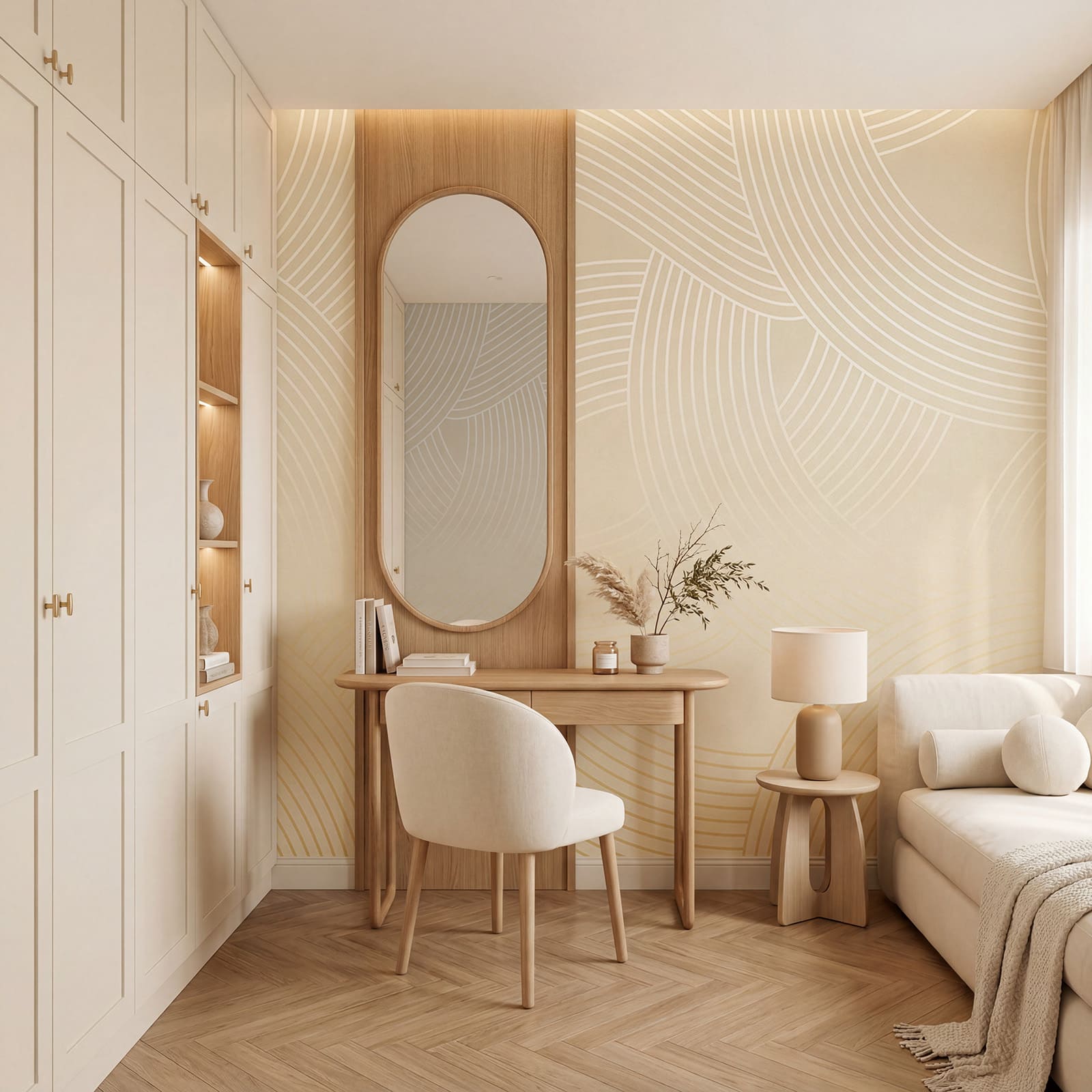 Płynne linie nadają subtelną elegancję