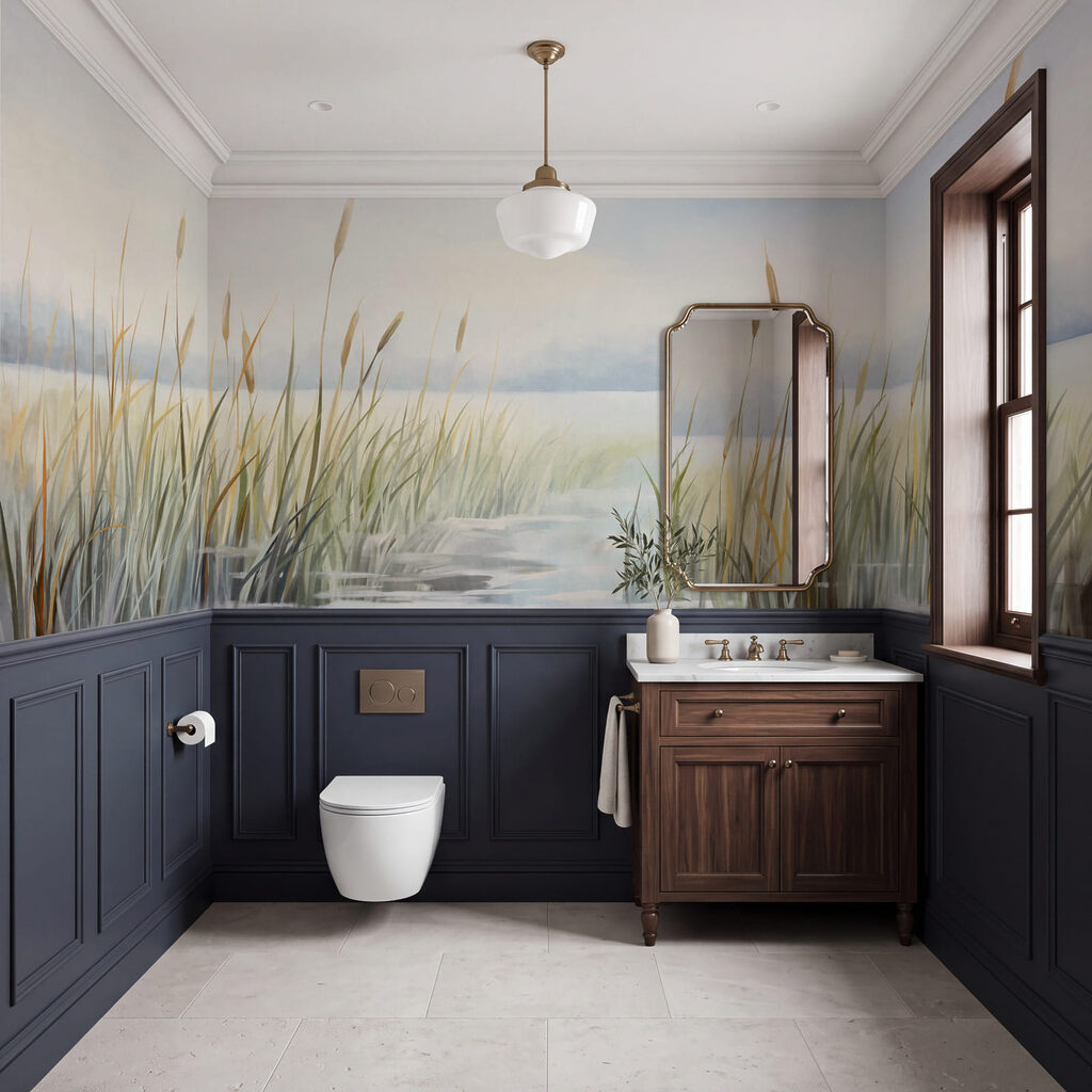 Obraz przedstawiający bagno Obraz przedstawiający bagno