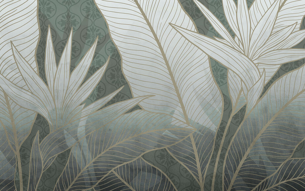 Elegant botanical design in soft hues Elegant botanical design in soft hues