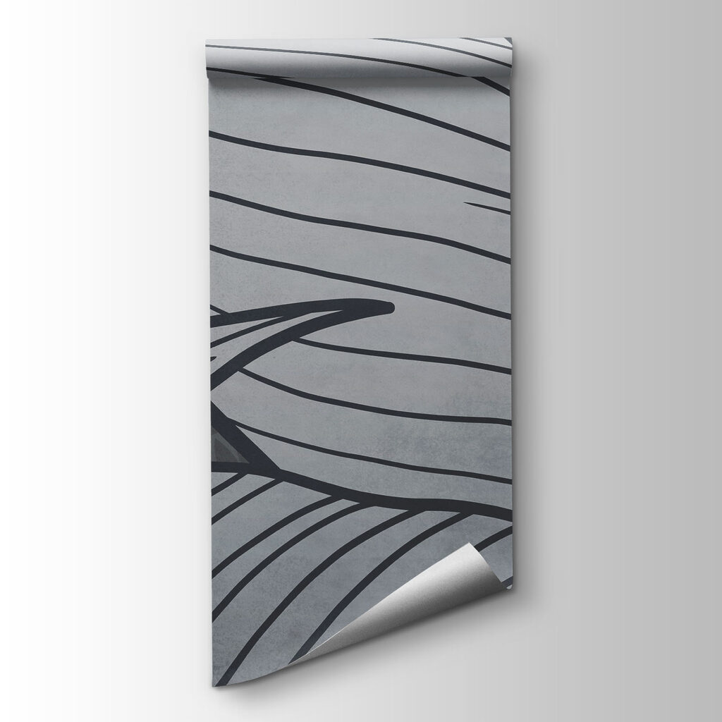 - Intricate foliage in monochrome palette - Intricate foliage in monochrome palette