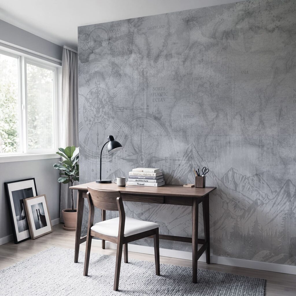 Mapa i góry z kompasem Mapa i góry z kompasem