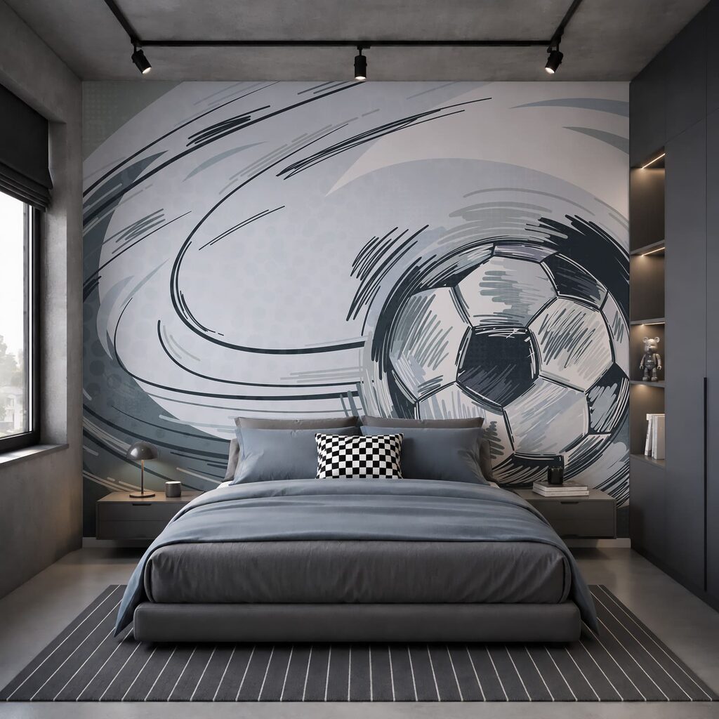 Piłka do futbolu w tornadzie
