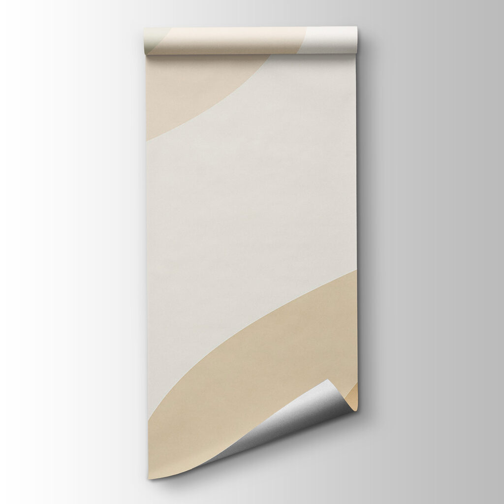 White and tan wavy lines White and tan wavy lines
