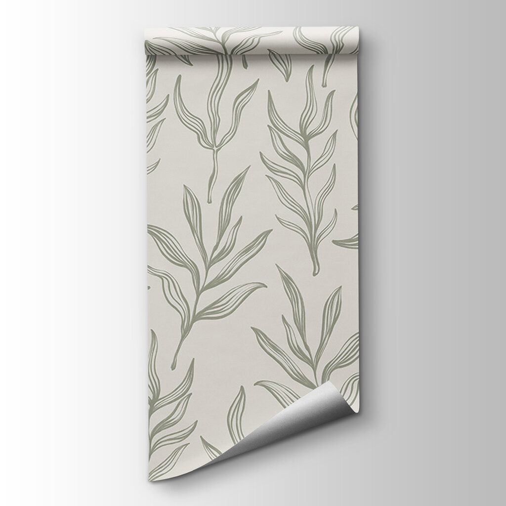 Pattern of leaves on a white background Pattern of leaves on a white background