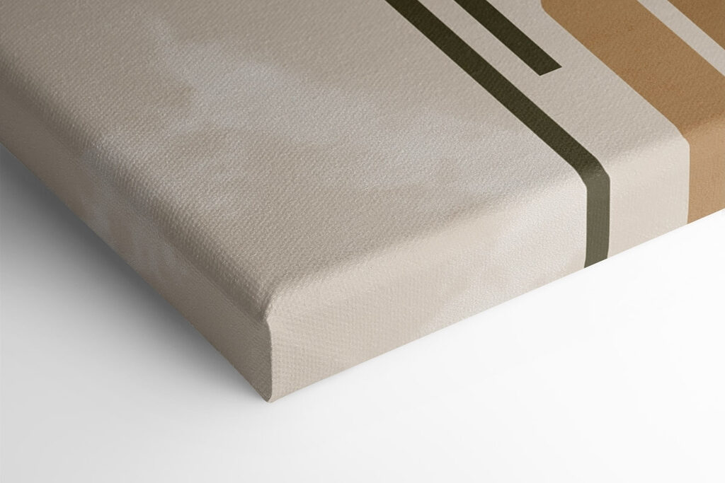 - Abstract forms in earthy tones