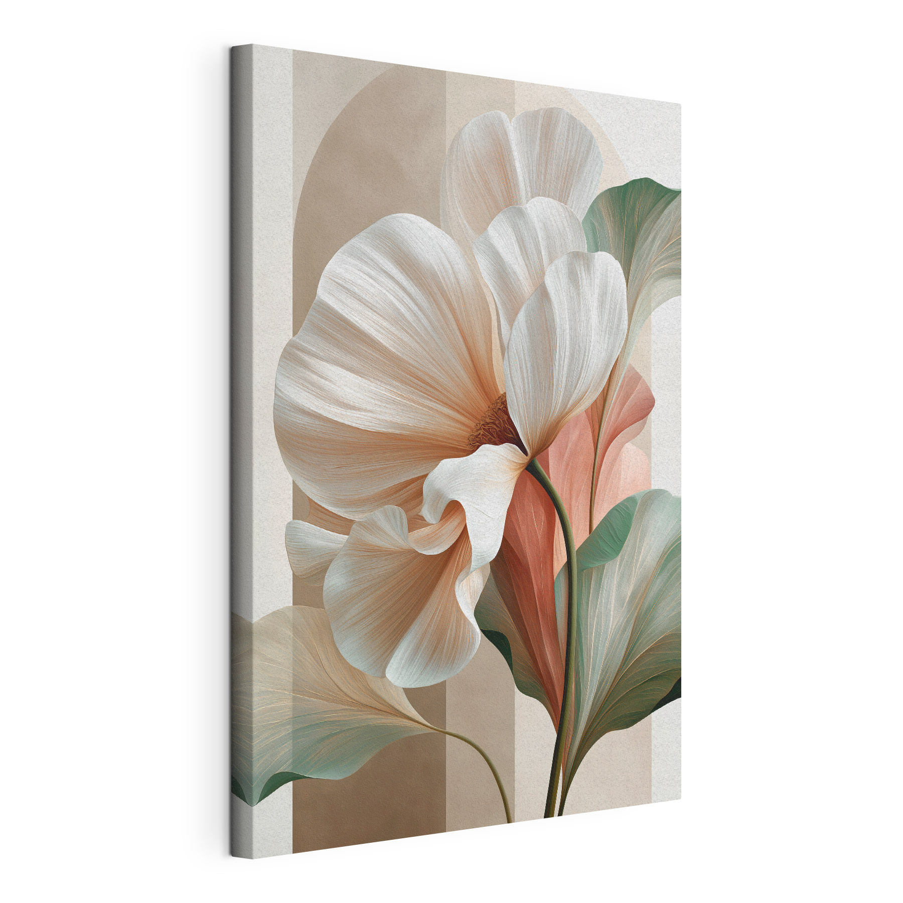 - Elegant blooms in soft hues