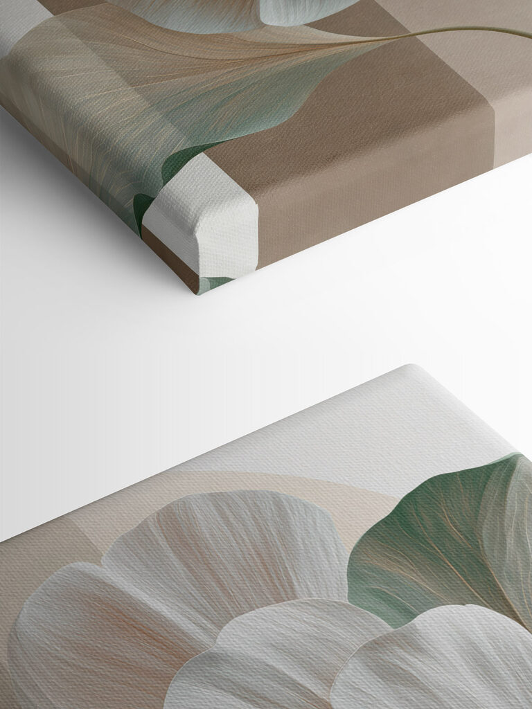 - Elegant blooms in soft hues