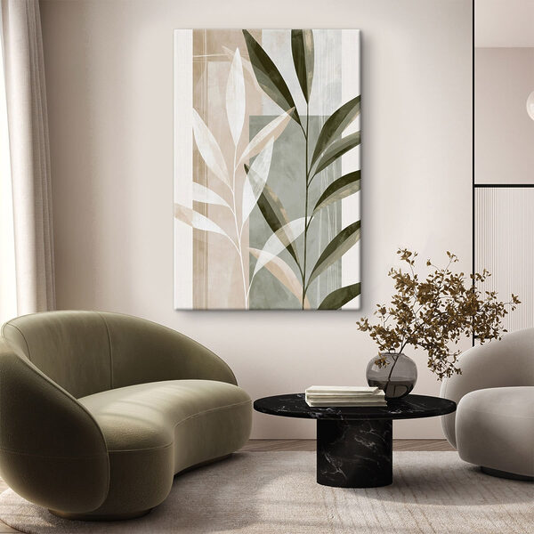 Nature-inspired abstract botanical design