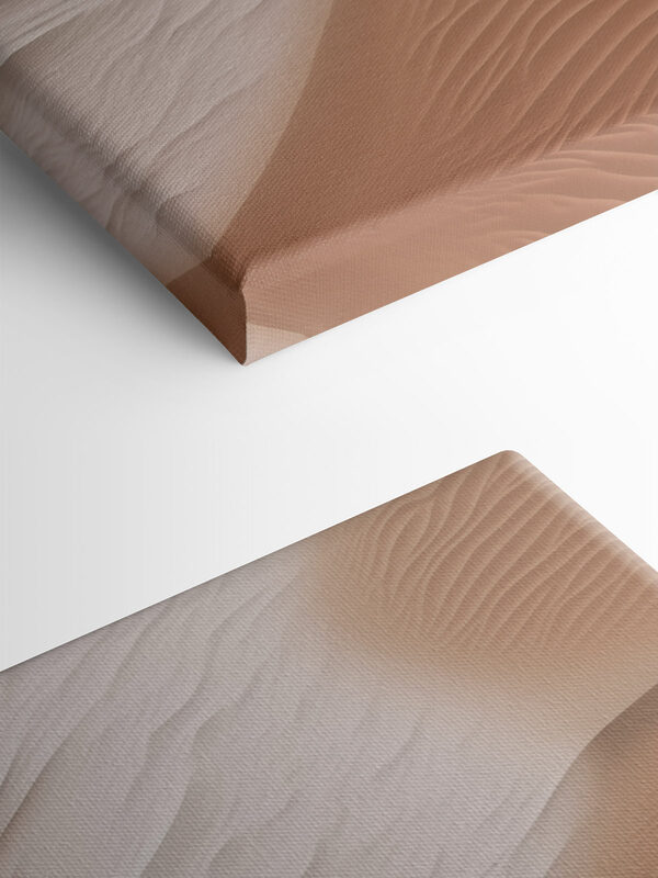 Sand dunes with waves