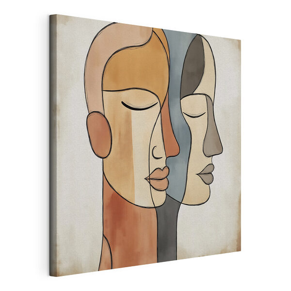 Drawing of a couple of people