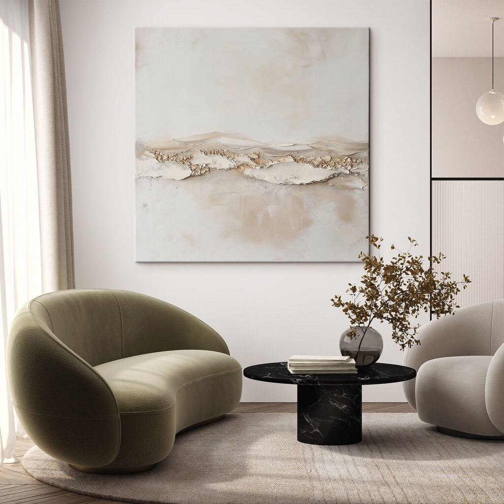Soft hues create a serene landscape Soft hues create a serene landscape