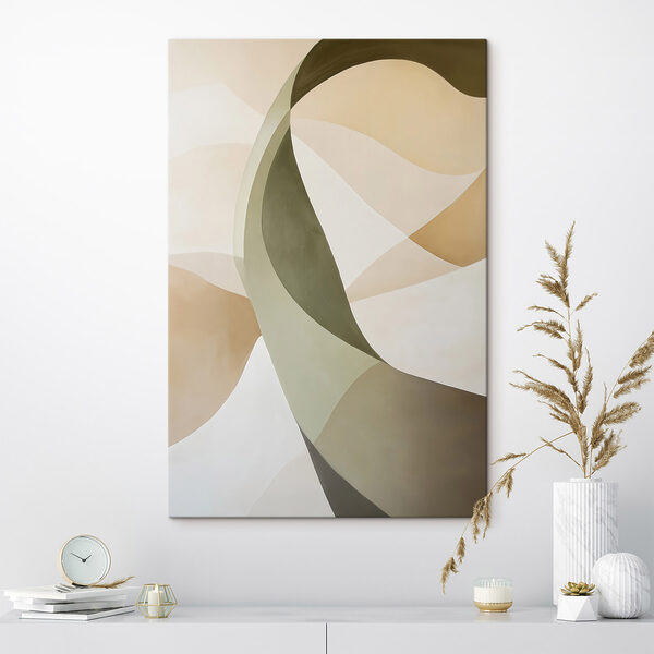 Soft curves in gentle colors