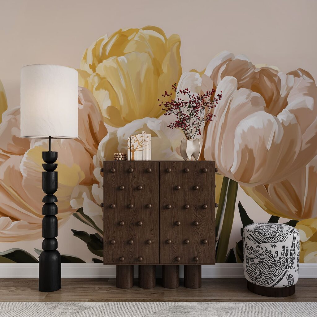 Świeże kwiaty w pastelowych odcieniach
