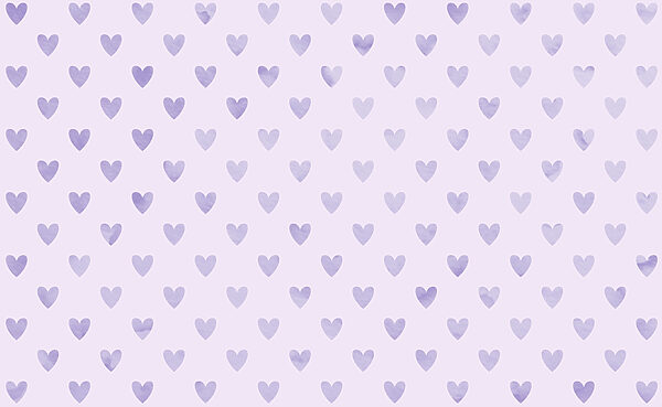 Purple hearts on a white background Purple hearts on a white background