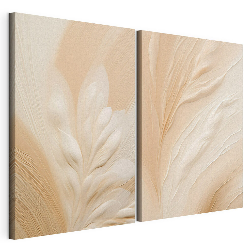 Soft curves in muted tones