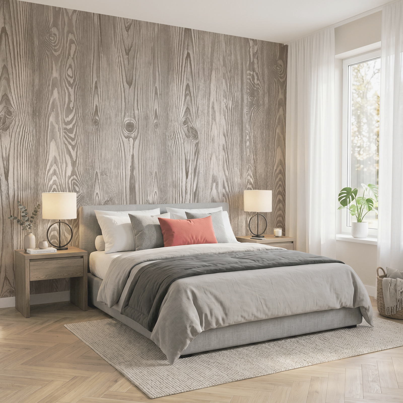 Neutralny wzór drewniany inspirowany naturą Neutralny wzór drewniany inspirowany naturą
