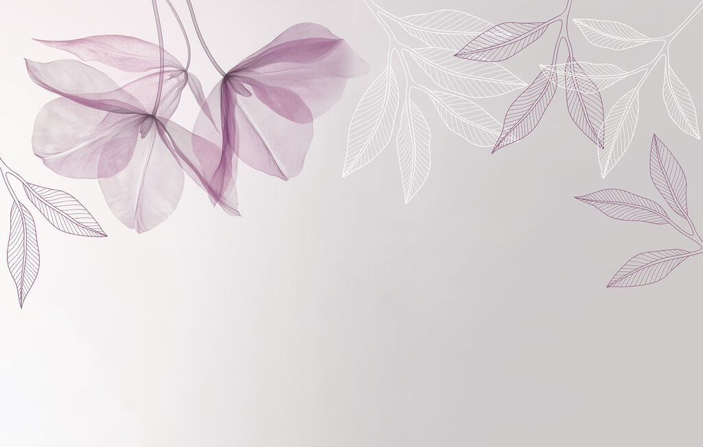 Delicate petals in soft hues