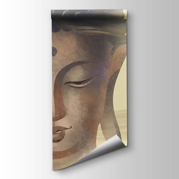 Painting of a buddha head