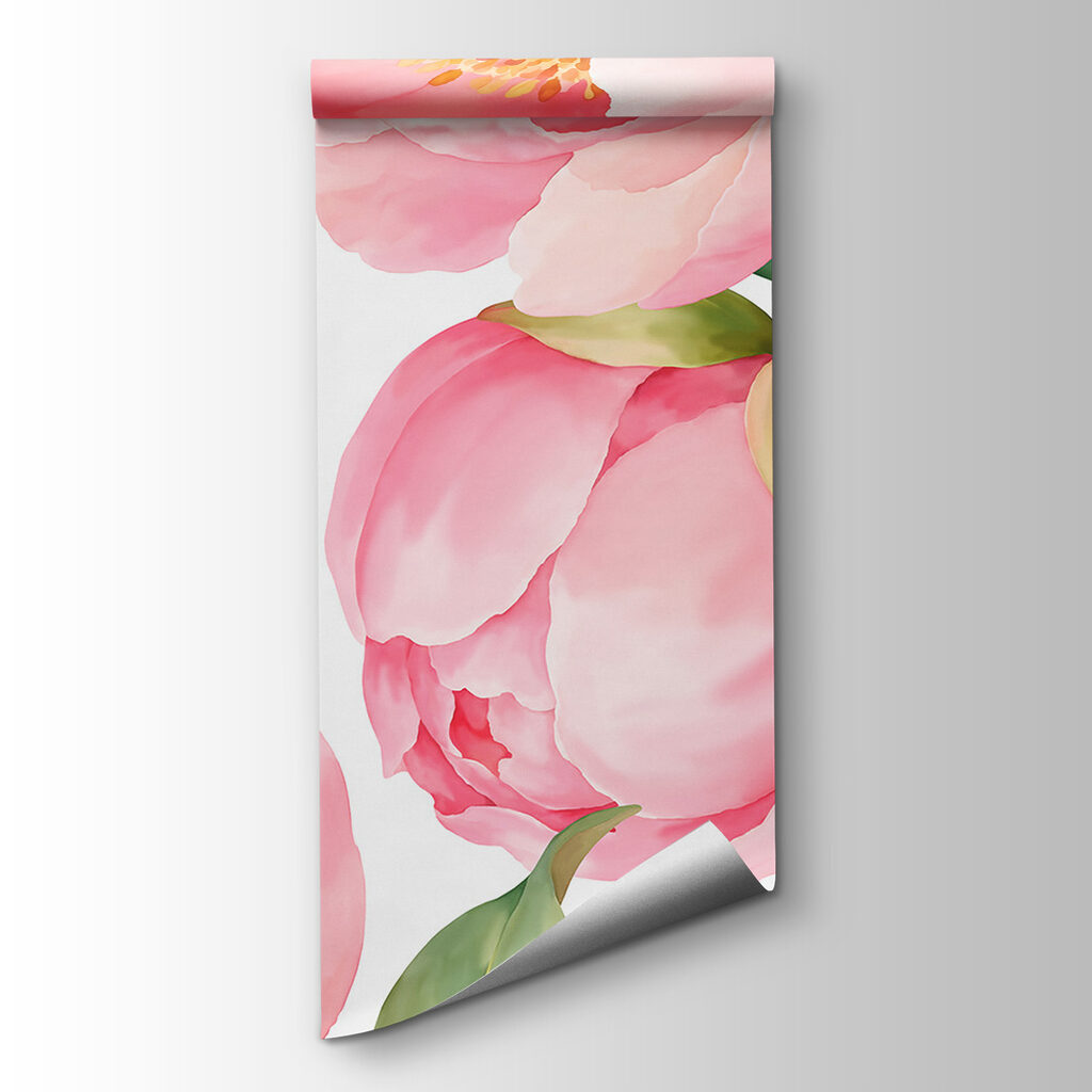 Fototapeta Wzór z różowych kwiatów (SKU: t01096) Fototapeta Wzór z różowych kwiatów (SKU: t01096)
