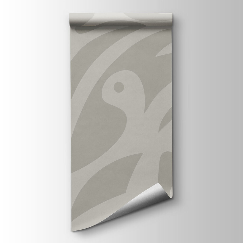 Fototapeta Szaro-biały wzór (SKU: t01070)