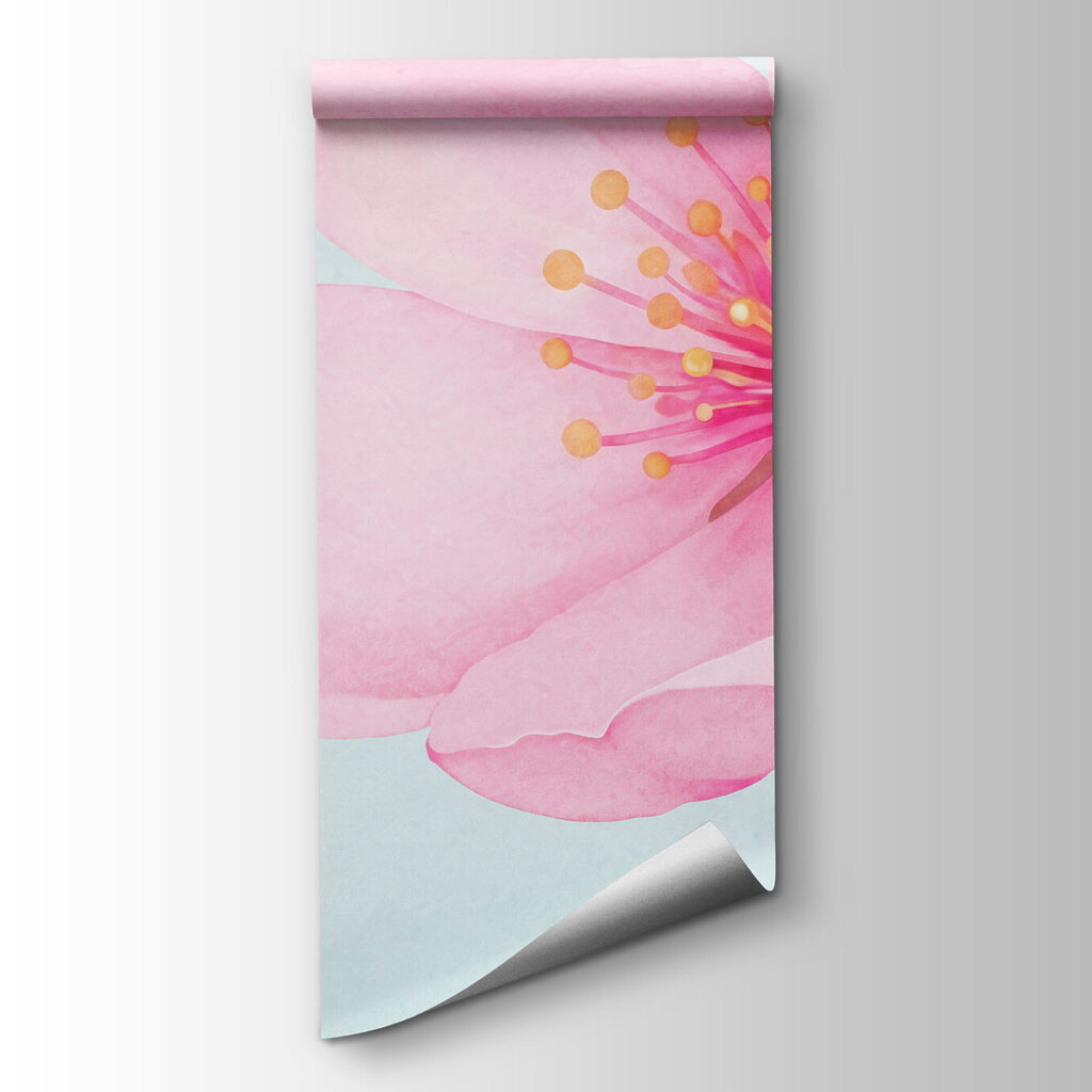 Fototapeta Wzór z różowych kwiatów (SKU: t01132) Fototapeta Wzór z różowych kwiatów (SKU: t01132)