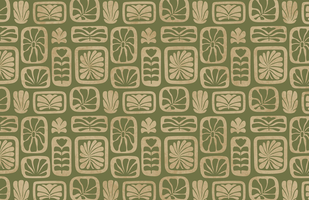 Fototapeta Wzór z kwadratów i liści (SKU: t01156) Fototapeta Wzór z kwadratów i liści (SKU: t01156)